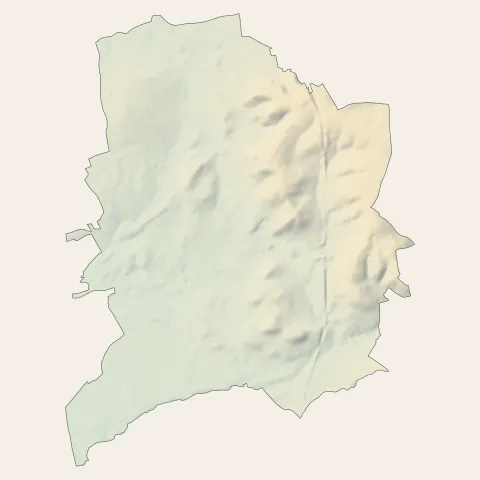 Écommoy : relief