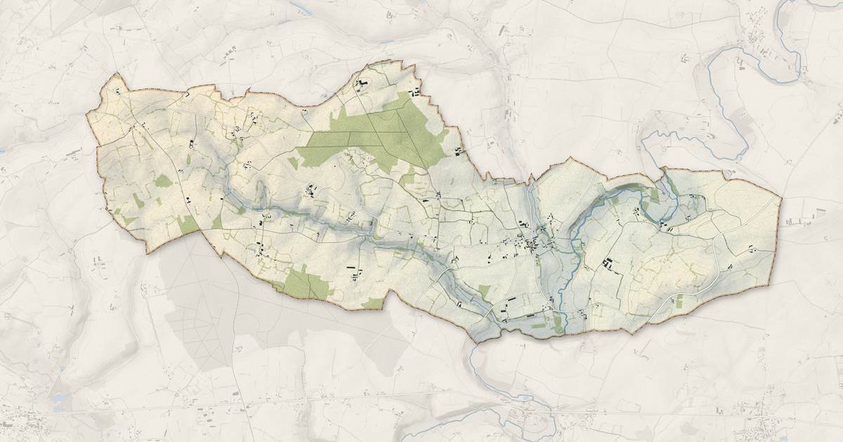 Portrait cartographique de Épineu-le-Chevreuil : relief, eau, forêts, bâti et voies, calculés à partir des données de l'IGN