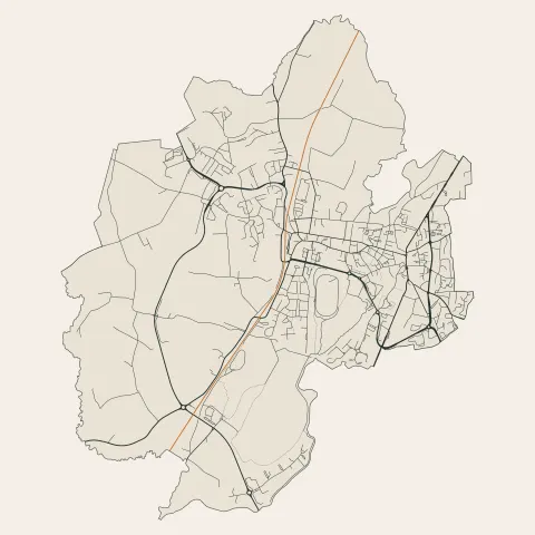La Ferté-Bernard : voies