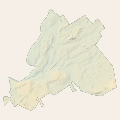 Guécélard : relief