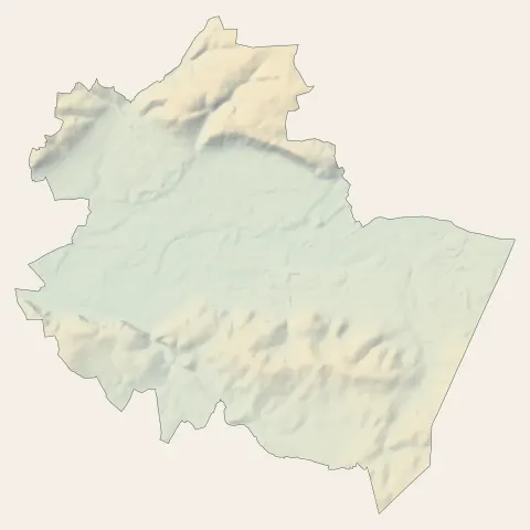 La Flèche : relief