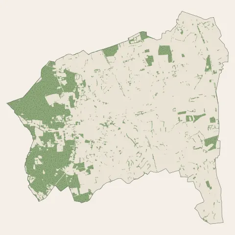 Laigné-Saint-Gervais : bois, forêts et landes