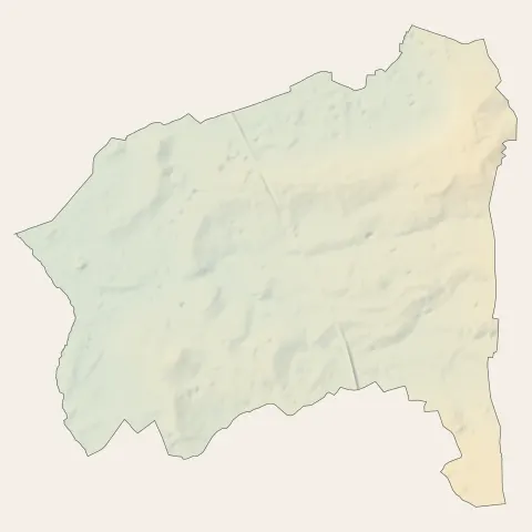Laigné-Saint-Gervais : relief