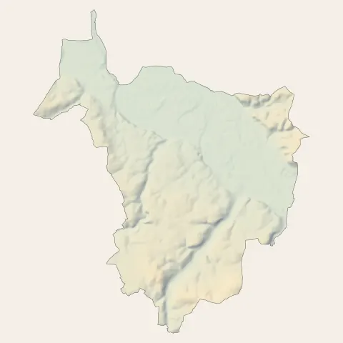 Le Lude : relief