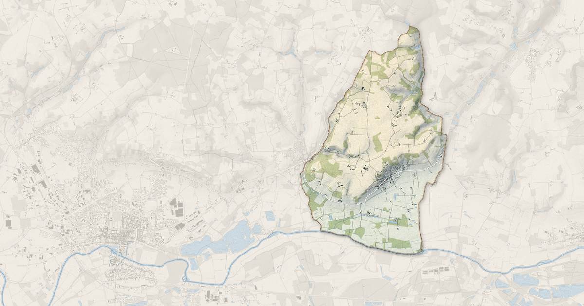 Portrait cartographique de Mareil-sur-Loir : relief, eau, forêts, bâti et voies, calculés à partir des données de l'IGN
