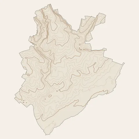Marolles-les-Braults : courbes de niveau