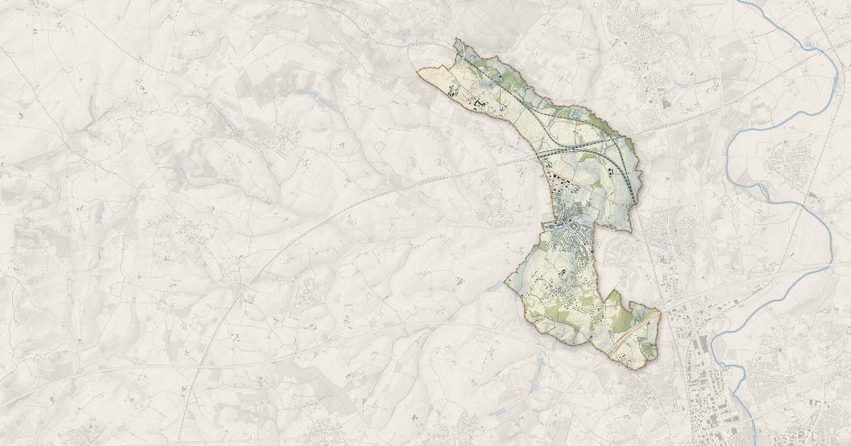Portrait cartographique de La Milesse : relief, eau, forêts, bâti et voies, calculés à partir des données de l'IGN