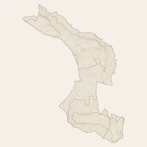La Milesse : courbes de niveau