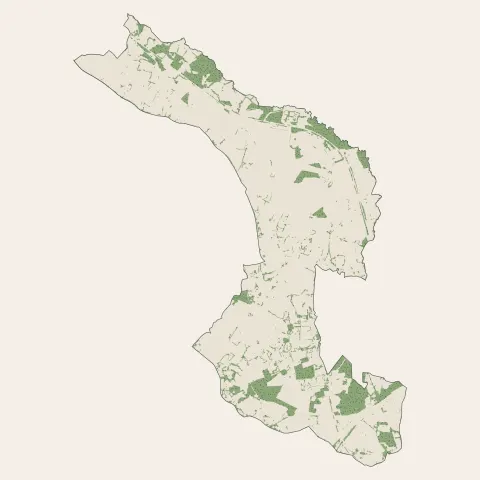 La Milesse : bois, forêts et landes