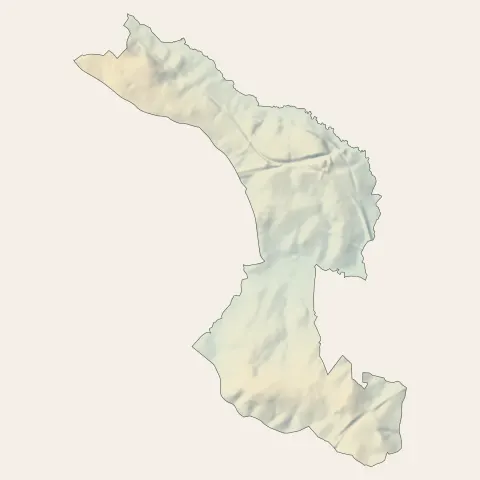 La Milesse : relief