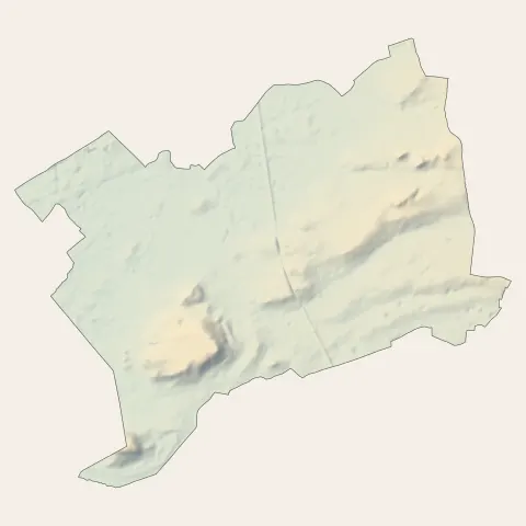 Moncé-en-Belin : relief