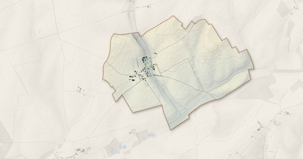 Portrait cartographique de Panon : relief, eau, forêts, bâti et voies, calculés à partir des données de l'IGN