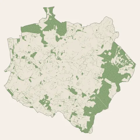 Précigné : bois, forêts et landes