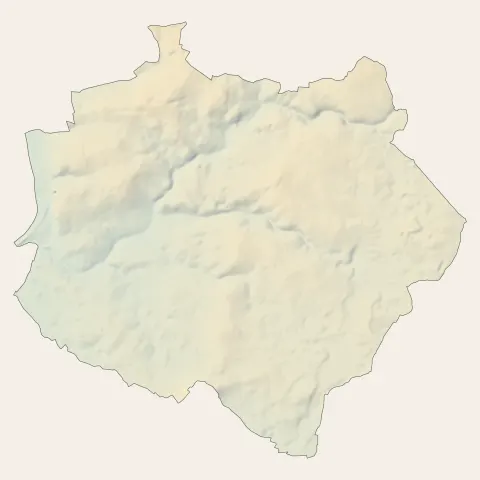 Précigné : relief