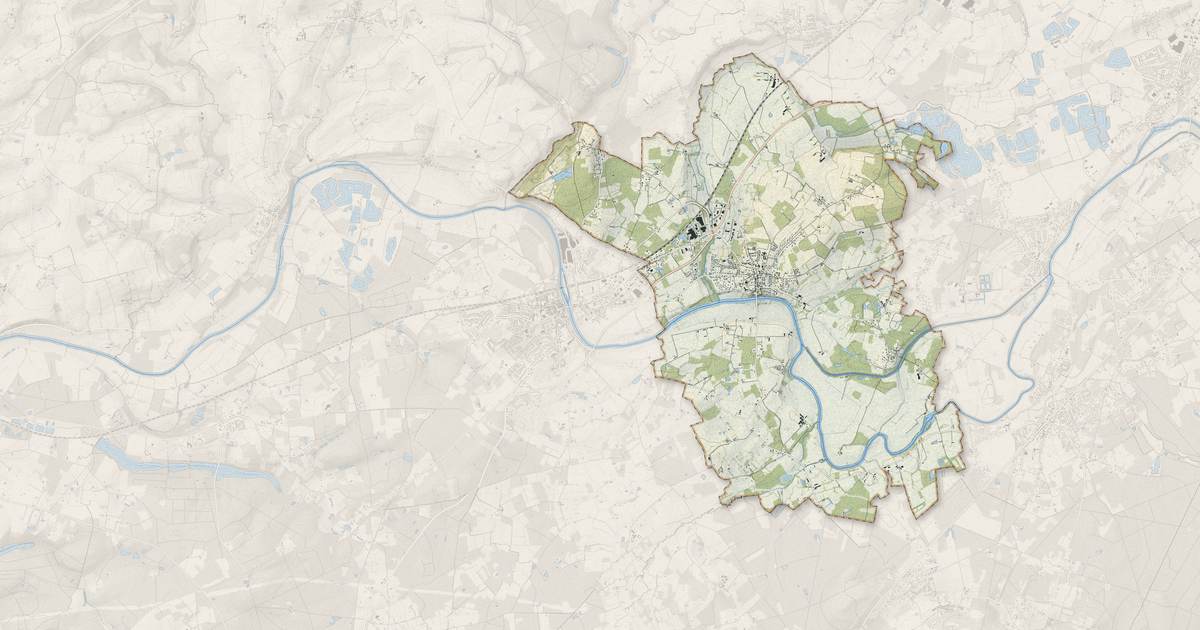 Portrait cartographique de Roëzé-sur-Sarthe : relief, eau, forêts, bâti et voies, calculés à partir des données de l'IGN
