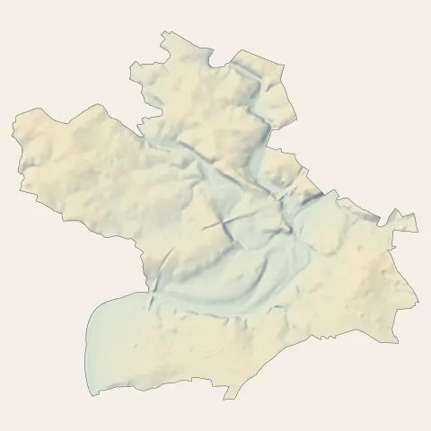 Sablé-sur-Sarthe : relief