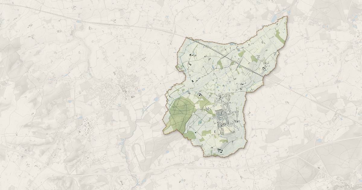Portrait cartographique de Saint-Corneille : relief, eau, forêts, bâti et voies, calculés à partir des données de l'IGN