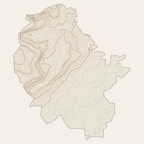 Saint-Georges-du-Bois : courbes de niveau