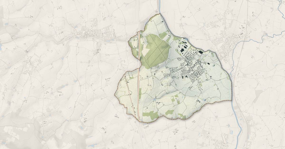 Portrait cartographique de Sainte-Jamme-sur-Sarthe : relief, eau, forêts, bâti et voies, calculés à partir des données de l'IGN