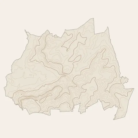 Saint-Mars-d'Outillé : courbes de niveau