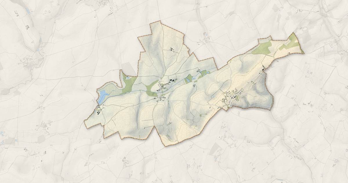 Portrait cartographique de Saosnes : relief, eau, forêts, bâti et voies, calculés à partir des données de l'IGN