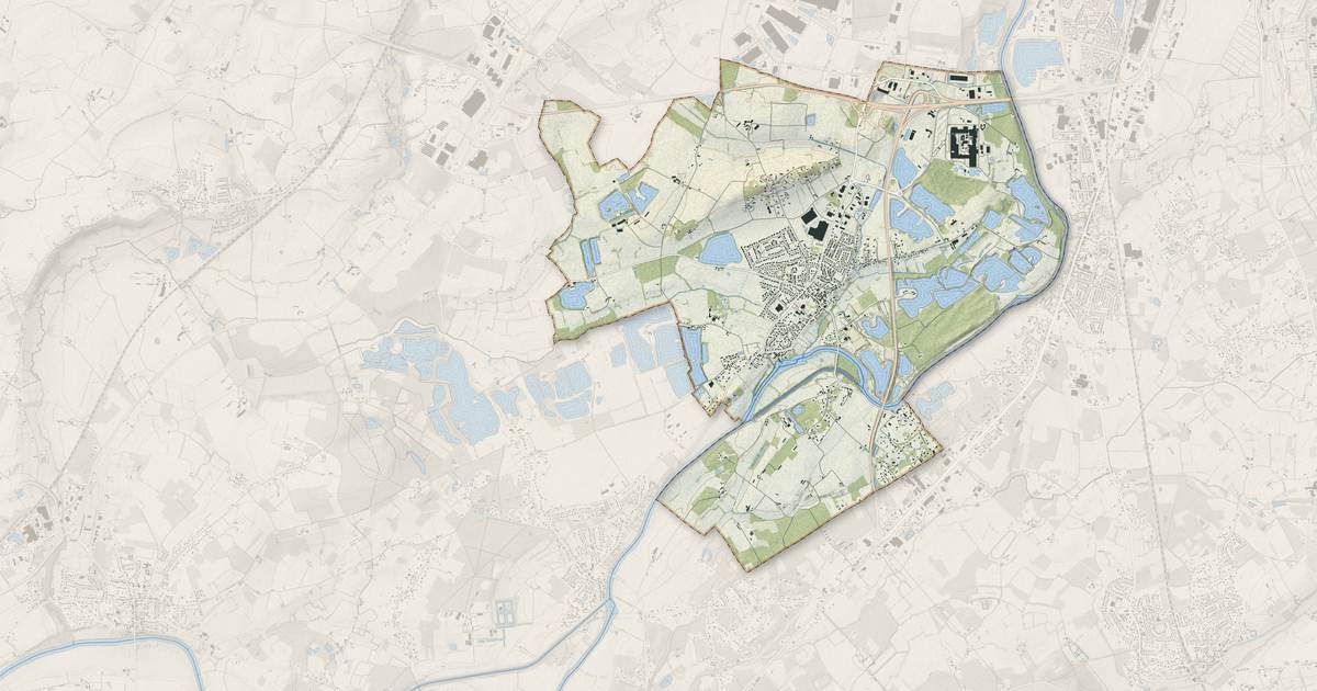 Portrait cartographique de Spay : relief, eau, forêts, bâti et voies, calculés à partir des données de l'IGN