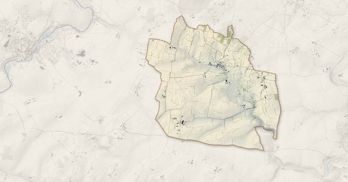Portrait cartographique de Tassillé : relief, eau, forêts, bâti et voies, calculés à partir des données de l'IGN