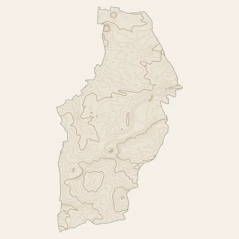 Teloché : courbes de niveau