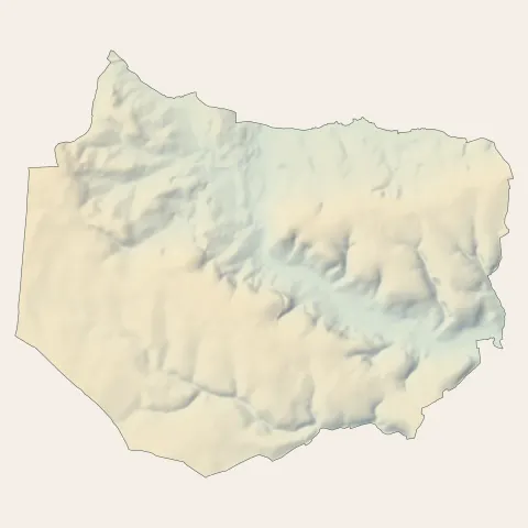Vibraye : relief