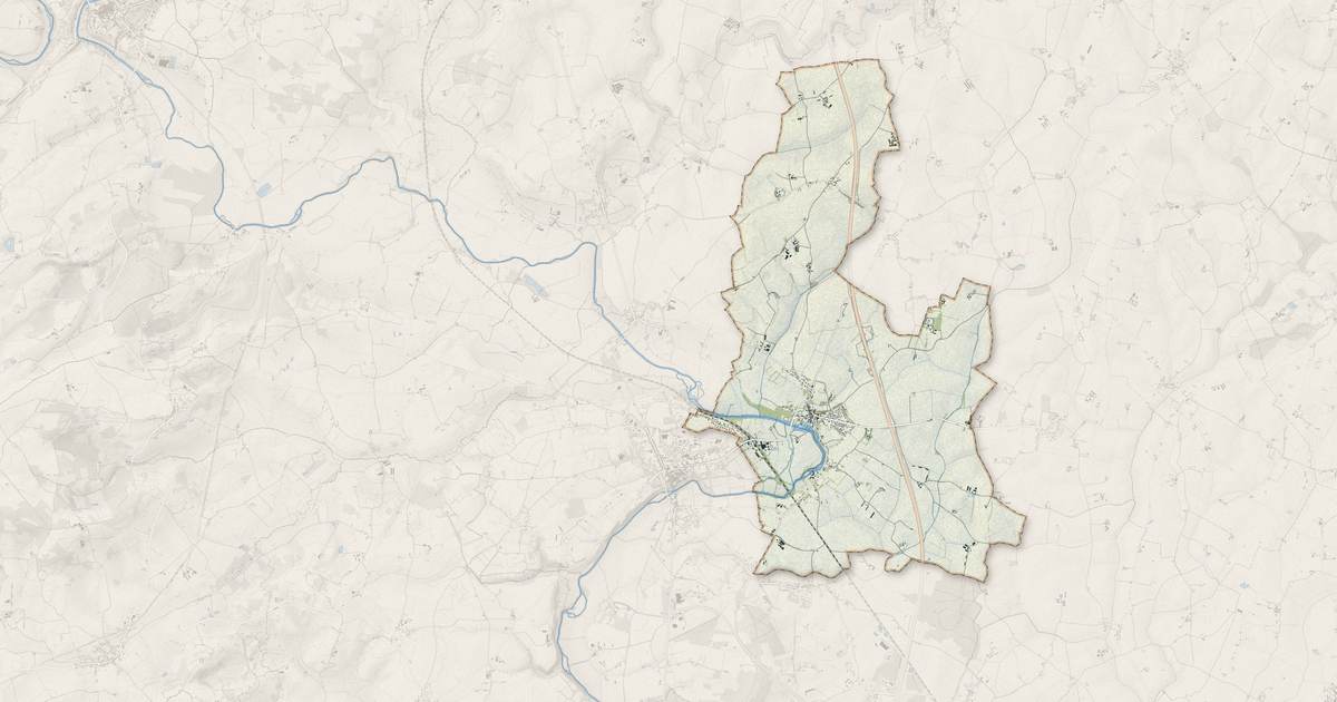 Portrait cartographique de Vivoin : relief, eau, forêts, bâti et voies, calculés à partir des données de l'IGN