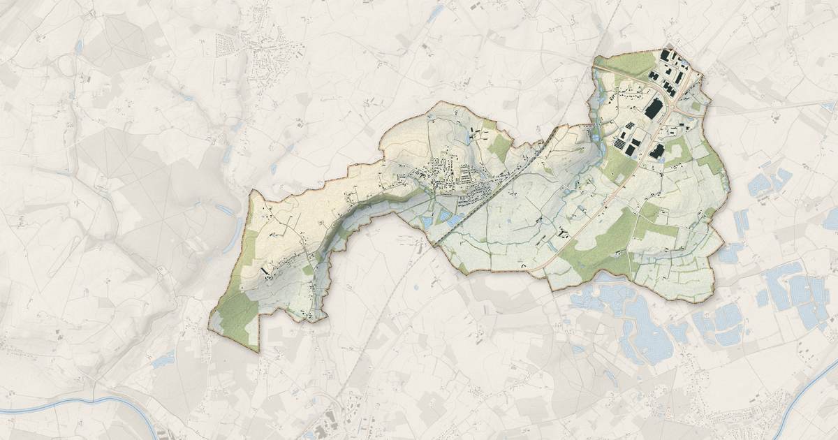 Portrait cartographique de Voivres-lès-le-Mans : relief, eau, forêts, bâti et voies, calculés à partir des données de l'IGN