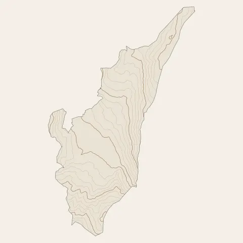 Grand-Aigueblanche : courbes de niveau