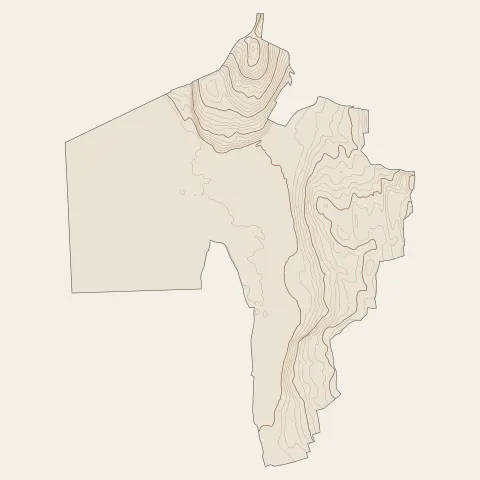Aix-les-Bains : courbes de niveau