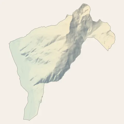 La Bâthie : relief