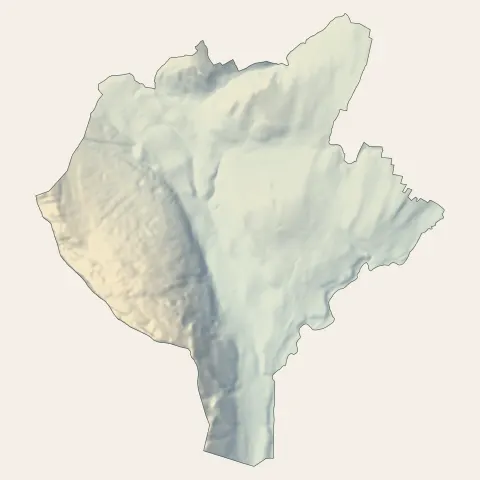 La Biolle : relief