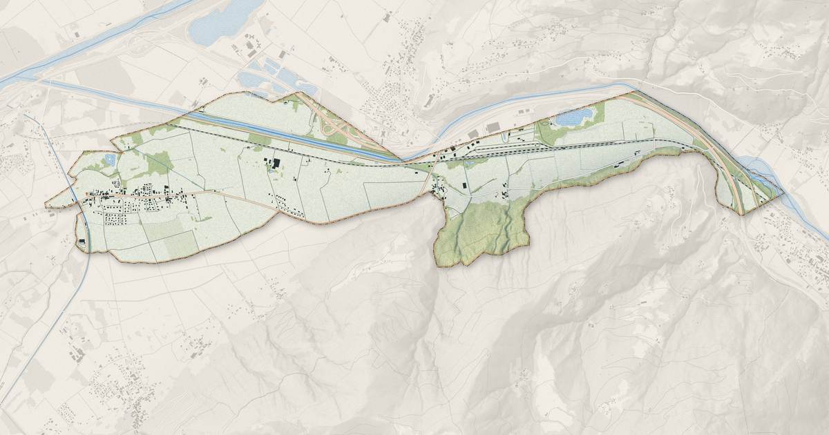 Portrait cartographique de Bourgneuf : relief, eau, forêts, bâti et voies, calculés à partir des données de l'IGN