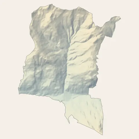 Bozel : relief