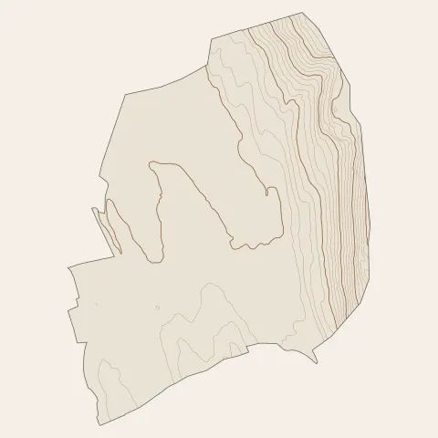 Challes-les-Eaux : courbes de niveau