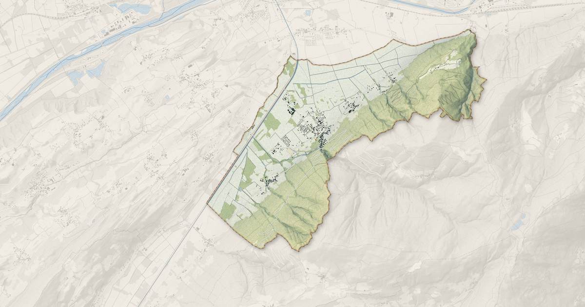Portrait cartographique de Chamoux-sur-Gelon : relief, eau, forêts, bâti et voies, calculés à partir des données de l'IGN