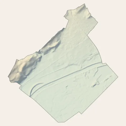 Gilly-sur-Isère : relief