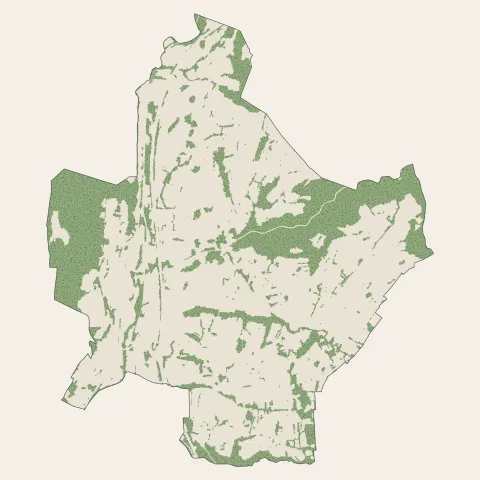 Grésy-sur-Aix : bois, forêts et landes