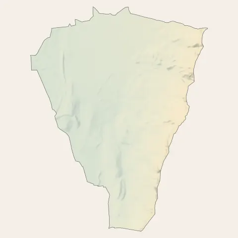 Méry : relief