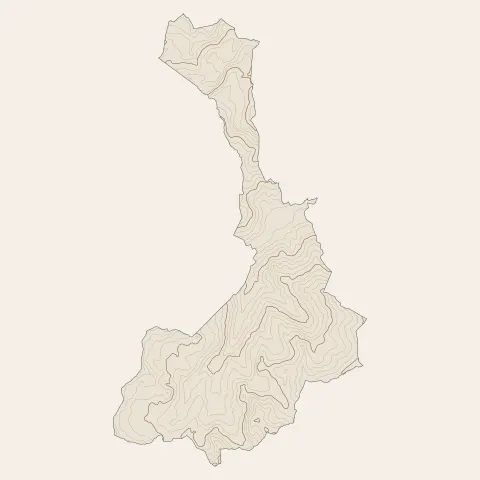 Modane : courbes de niveau