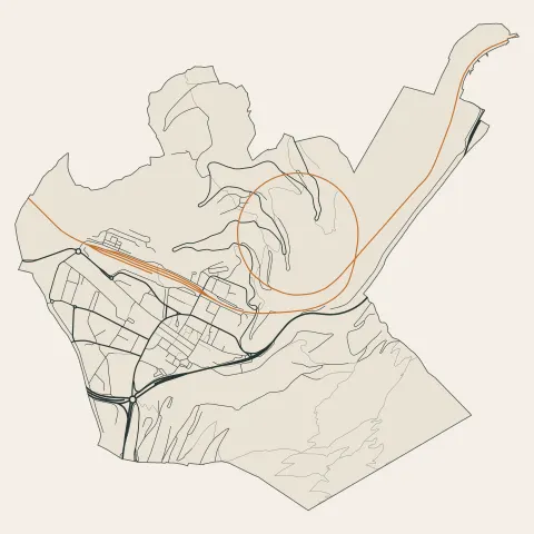 Moûtiers : voies