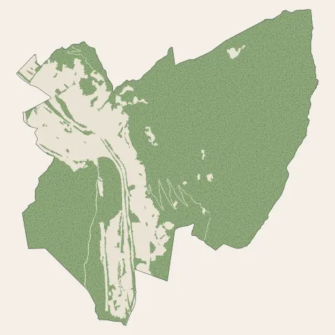 Val-d'Arc : bois, forêts et landes