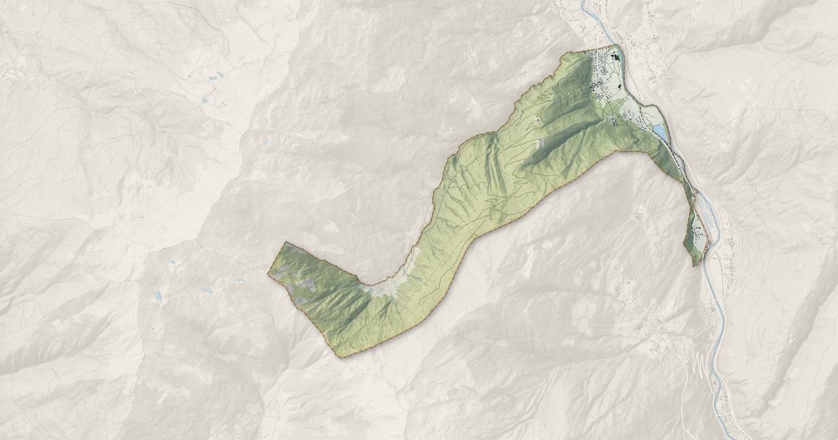 Portrait cartographique de Rognaix : relief, eau, forêts, bâti et voies, calculés à partir des données de l'IGN