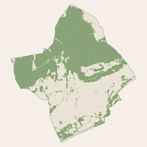 Saint-Pierre-d'Albigny : bois, forêts et landes