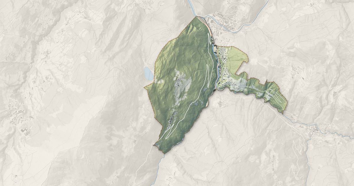 Portrait cartographique de Salins-Fontaine : relief, eau, forêts, bâti et voies, calculés à partir des données de l'IGN