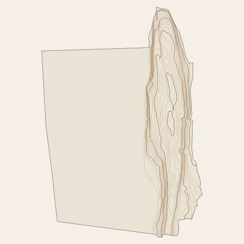 Tresserve : courbes de niveau