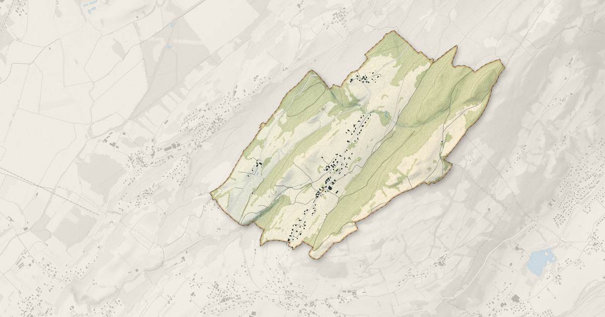 Portrait cartographique de Villaroux : relief, eau, forêts, bâti et voies, calculés à partir des données de l'IGN